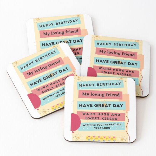 Item preview, Happy Birthday wish designed and sold by Delicarte.