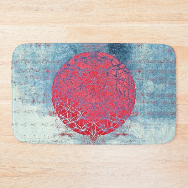 Item preview, flower of life red blue  designed and sold by filippobassano.
