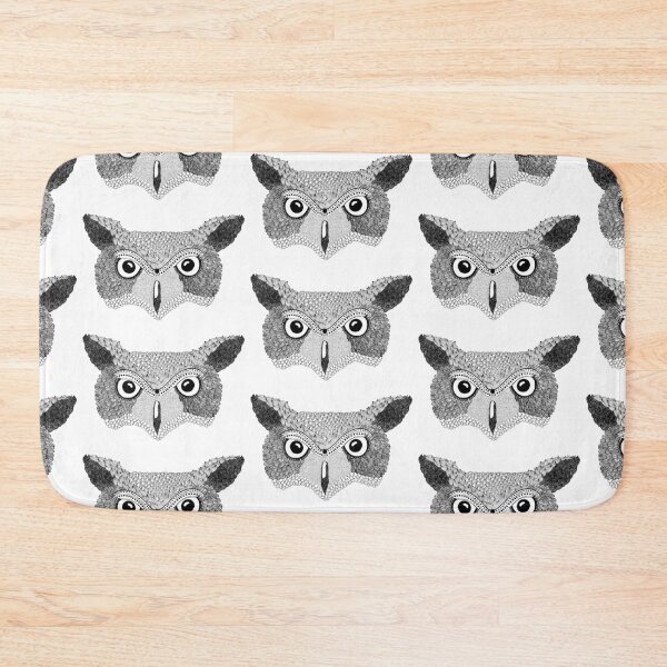 Item preview, owl bw designed and sold by square-lemon.