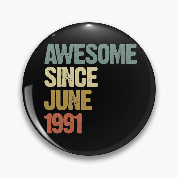 Item preview, Awesome Since June 1991 29th Birthday Gift designed and sold by vomaria.