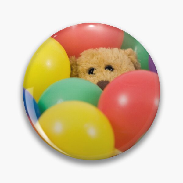 Item preview, Ted overwhelmed in the ball pool - square designed and sold by Latch Farm  Studios.
