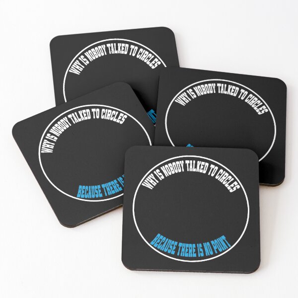 Item preview, Why Is Nobody Talked To A Circle Because There Is No Point Funny Math Joke With Circle illustration  designed and sold by MerchSpot.