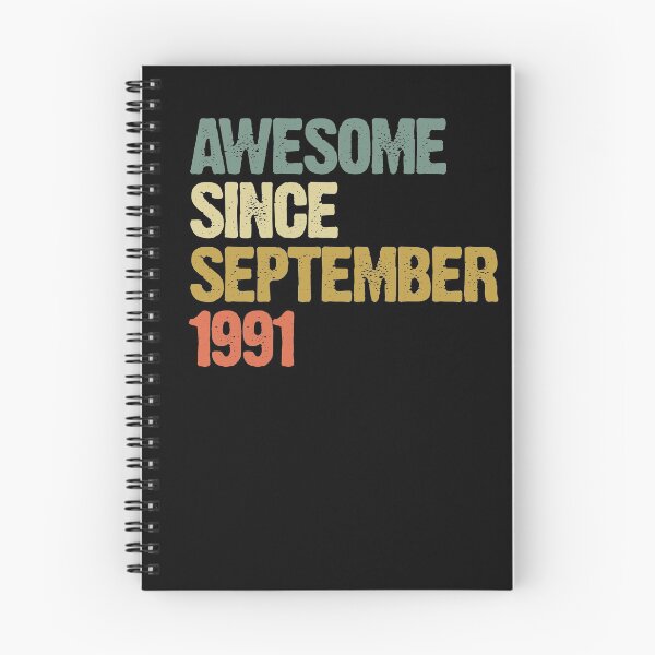 Item preview, Awesome Since September 1991 29th Birthday Gift designed and sold by vomaria.