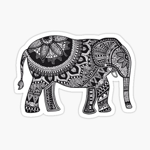 White Elephant Stickers Redbubble - nike grey elephant skin roblox