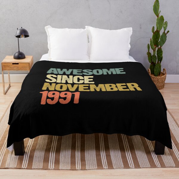 Item preview, Awesome Since November 1991 29th Birthday Gift designed and sold by vomaria.