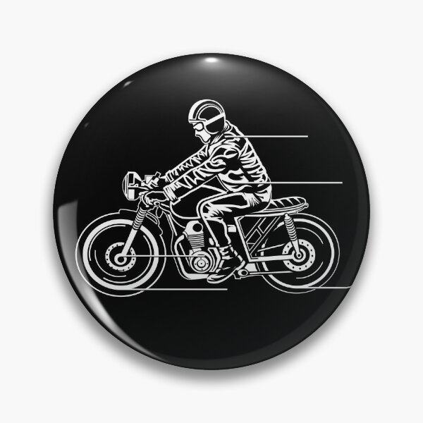 Item preview, Cafe Racer motorcycle 04_white designed and sold by RollOn.