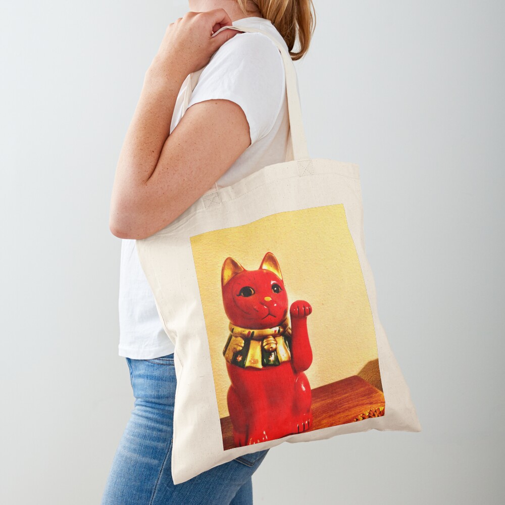 Lucky Cat - Maneki Neko - Cat Lovers - Good Luck Gift Tote Bag