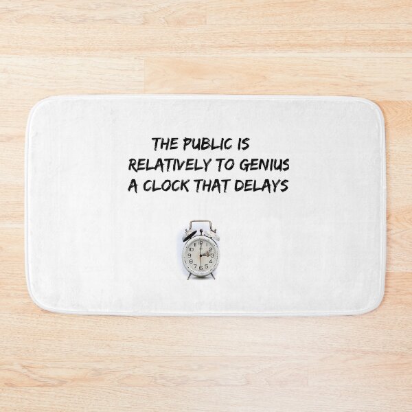 Item preview, T-Shirt The public is relatively to genius a clock that delays. designed and sold by Axel20.