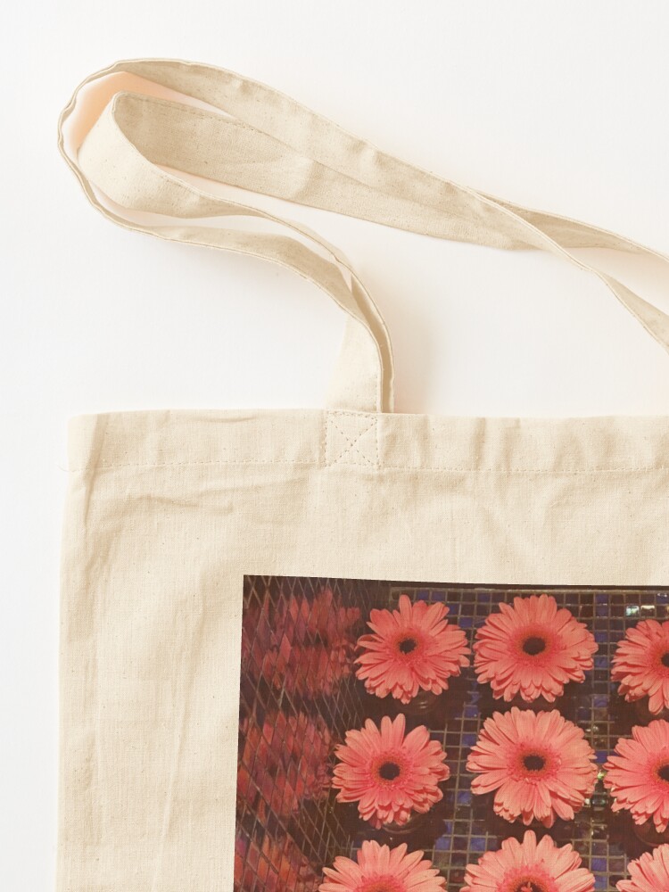 Alternate view of Flower Lovers Gift - Pink Gerberas Tote Bag