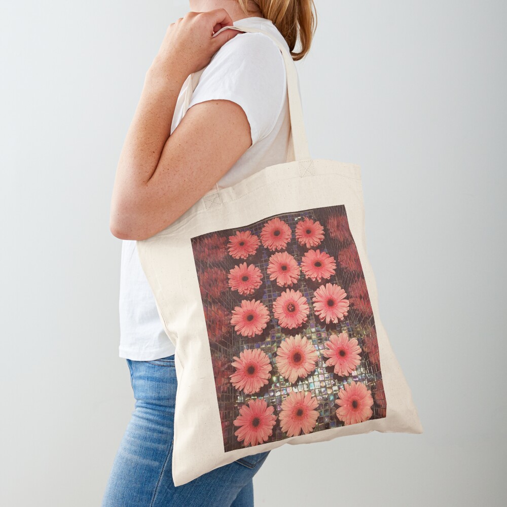 Flower Lovers Gift - Pink Gerberas Tote Bag