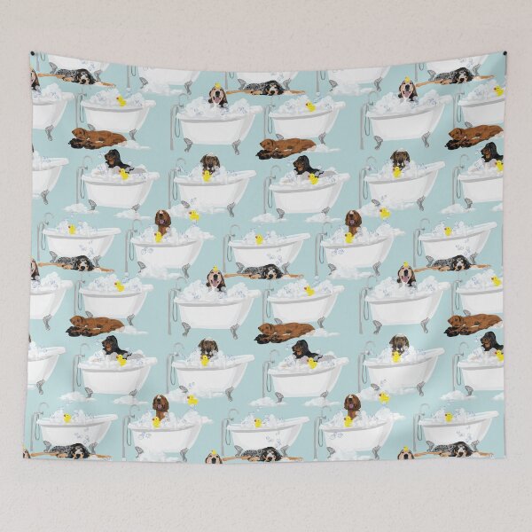 Item preview, Coonhound Bath designed and sold by ArtofACoonhound.
