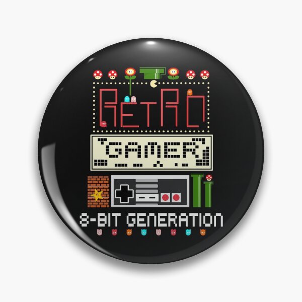 Item preview, 8bit gamer gaming retro pixel games designed and sold by DerNerd.