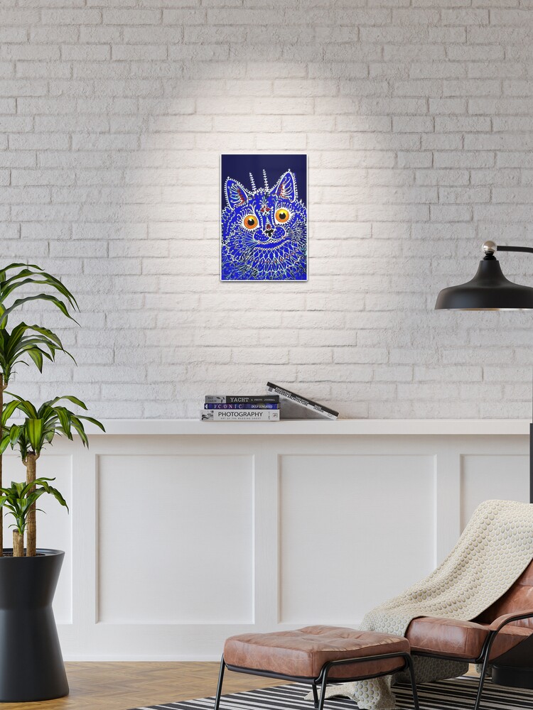 GOTHIC CAT : Vintage Louis Wain Abstract decorative psychedelic print |  Poster