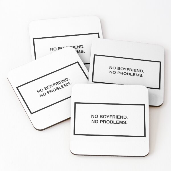 Item preview, No Boyfriend. No Problems. designed and sold by lumographica.