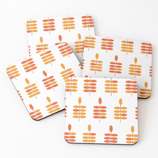 Item preview, Retro Orange Leaves designed and sold by Orchyd.