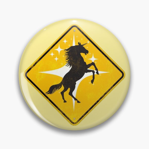 Item preview, Caution Unicorn Crossing designed and sold by hickhopshop.