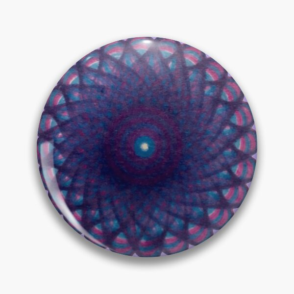 Item preview, Spirograph Pink and Blue Psychedelic designed and sold by TravellingAlle.