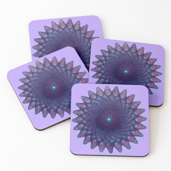 Item preview, Spirograph Pink and Blue Psychedelic designed and sold by TravellingAlle.