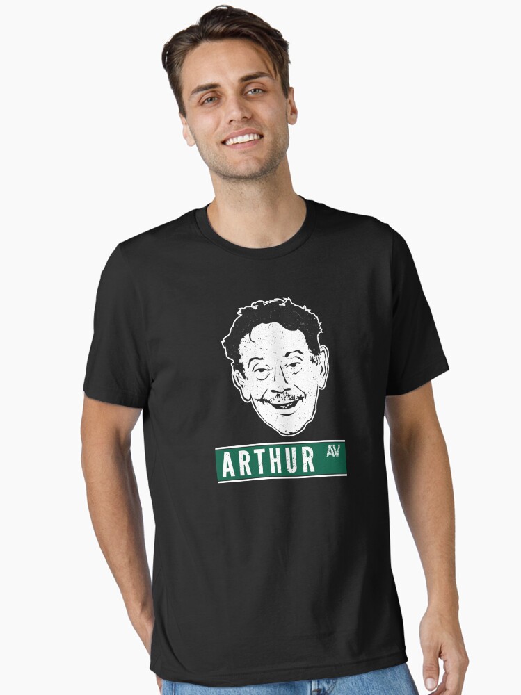 Thumbnail 1 of 7, Essential T-Shirt, Arthur Spooner - Arthur Avenue street sign distressed designed and sold by Teecha.