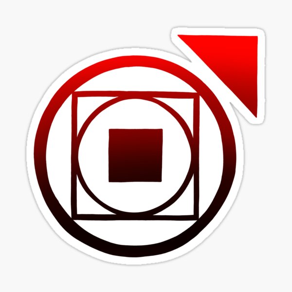 Item preview, Vampire: The Masquerade Clan Tremere Gradient Red Symbol designed and sold by eli3-ot.