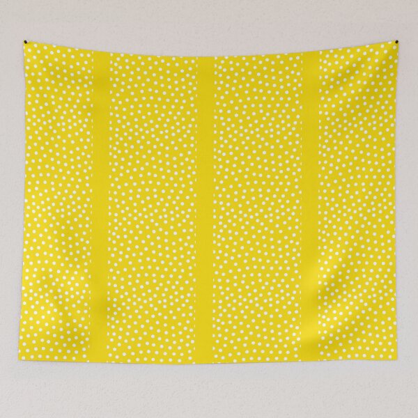 Item preview, Sunshine Yellow and White Polka Dots - Classic Print for a Reason. designed and sold by cgroenewald.