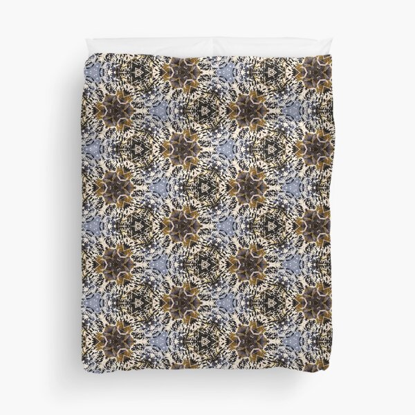 Viral Kaleida Blue Duvet Cover