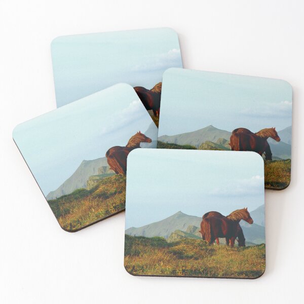 Item preview, Wild horses on the slopes of Mount Brandon designed and sold by Dermot O' Dowda.