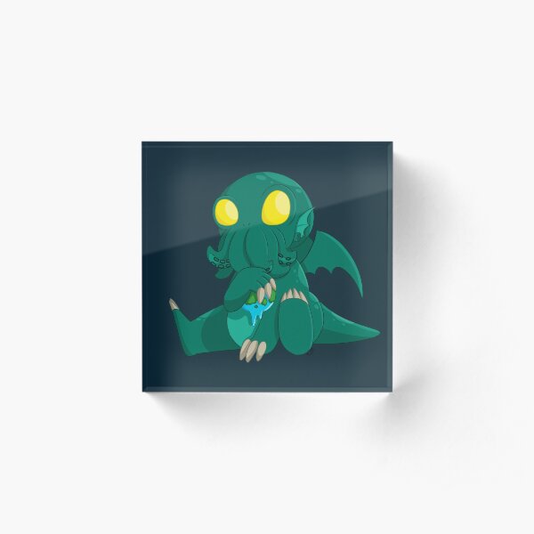chibi cthulhu Acrylic Block