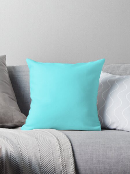 Item preview, Solid Colour | Electric  Light Blue | Neon Light  Blue designed and sold by ozcushions.