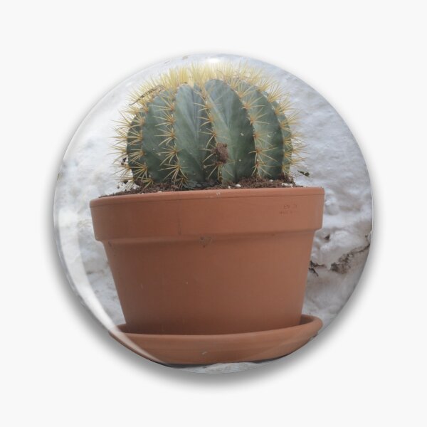 Item preview, Un cactus en maceta en una pared blanca designed and sold by SLJP.