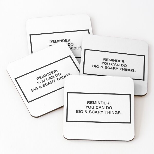 Item preview, Reminder: You can do big & scary things. designed and sold by lumographica.