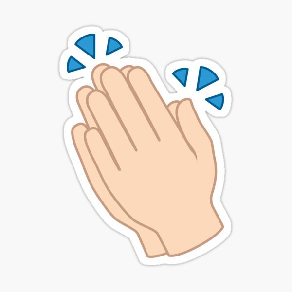 Clapping Stickers | Redbubble