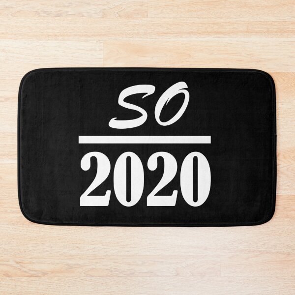 Item preview, So Over 2020 Sarcasm Word Puzzle Fun Quarantine Humor White Typography designed and sold by ColorMeHappy123.