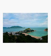 Looking Down on Shek O Village Photographic Print