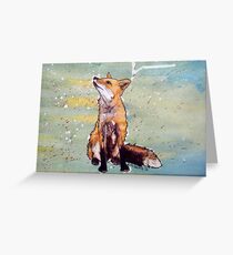 Little Red Fox Greeting Card