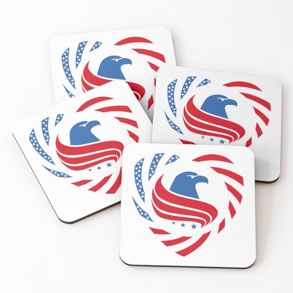 Item preview, Constitutional Murican Patriot Flag Series (Heart) designed and sold by Carbon-Fibre Media.
