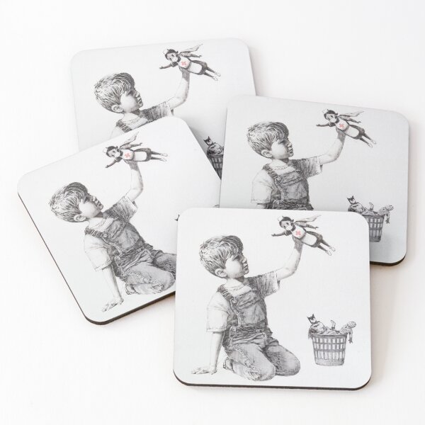 Game Changer - Banksy Coasters (Set of 4)