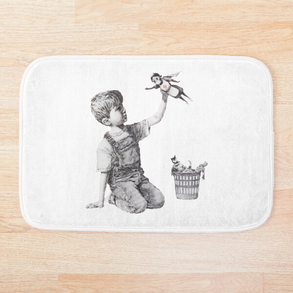 Game Changer - Banksy Bath Mat