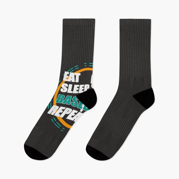 Item preview, Eat sleep baseball repeat designed and sold by blikonie.