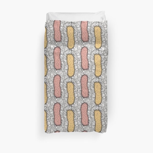 Crazy Daisy Pink and Yellow Duvet Cover