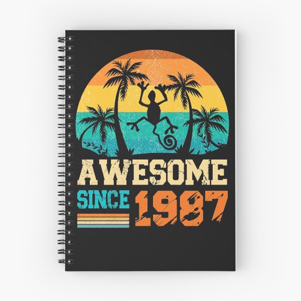 Item preview, 1987 Vintage Birthday Gift - Retro Sunset Style designed and sold by RetroSunset.