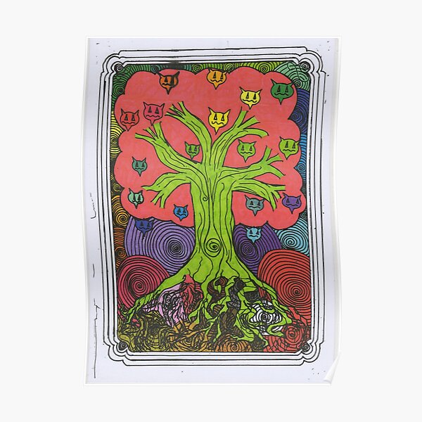 Percentum Fruit Tree Poster