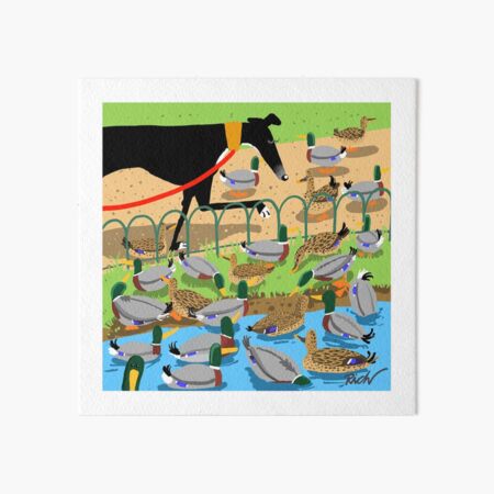 Aperçu de l'œuvre Chien imperturbable par les canards créée et vendue par RichSkipworth.