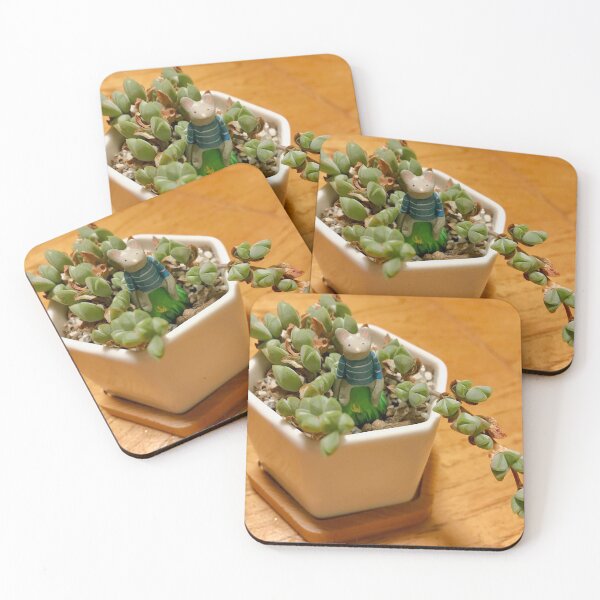 Item preview, Mouse Sitting on Succulent - Artifact designed and sold by joejiing.