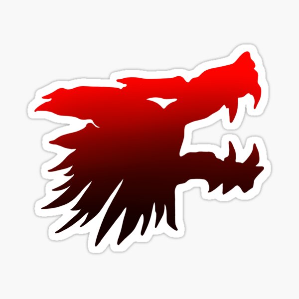 Item preview, Vampire: The Masquerade Clan Gangrel Gradient Red Symbol designed and sold by eli3-ot.