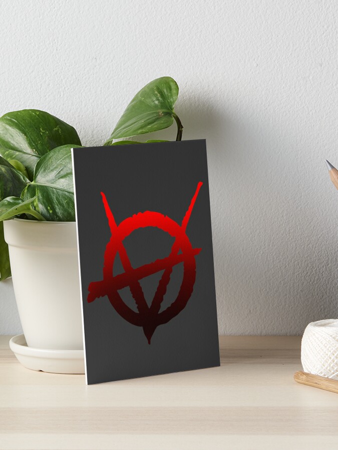 Vampire: The Masquerade Clan Brujah Gradient Red Symbol Art Board Print  for Sale by eli3-ot