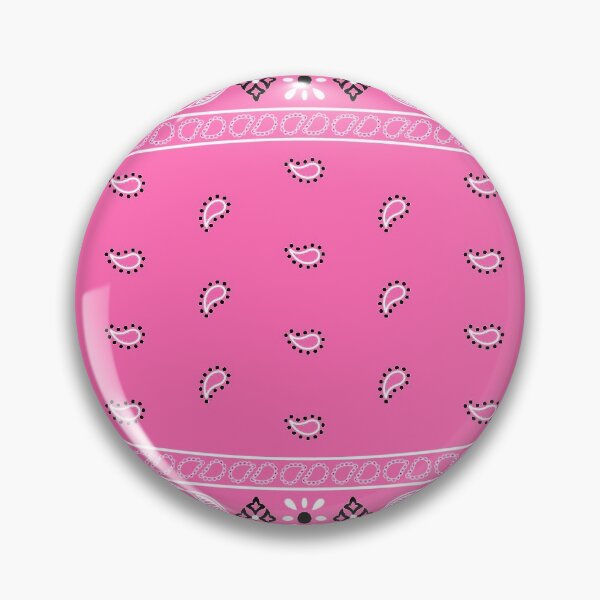 Item preview, Pink Bandana | Paisley Pattern designed and sold by yoyomasks.