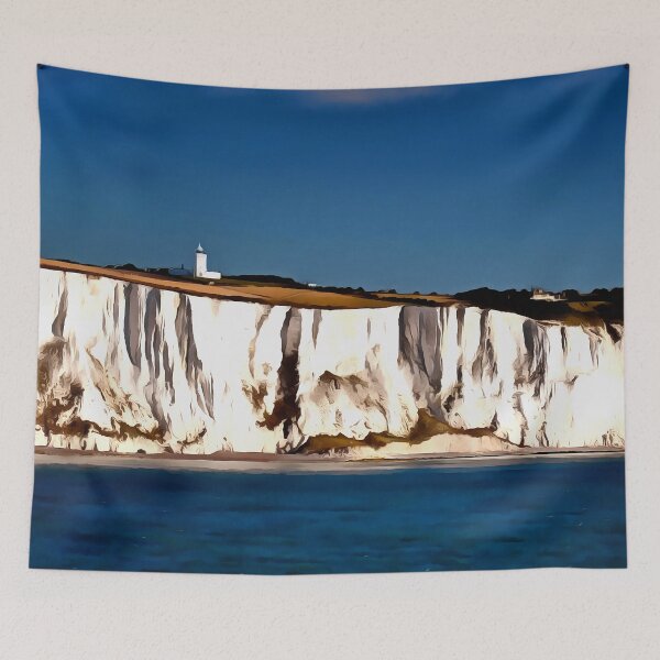 Item preview, White Cliffs of Dover (Painting) designed and sold by cmphotographs.