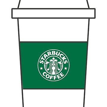 Starbucks Coffee Cup Magnet for Sale by Kerri8