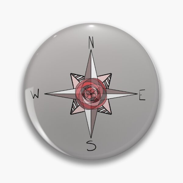 Item preview, Compass Rose With Rose designed and sold by hmarie5.